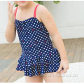 Traje de baño de verano de punto de niña